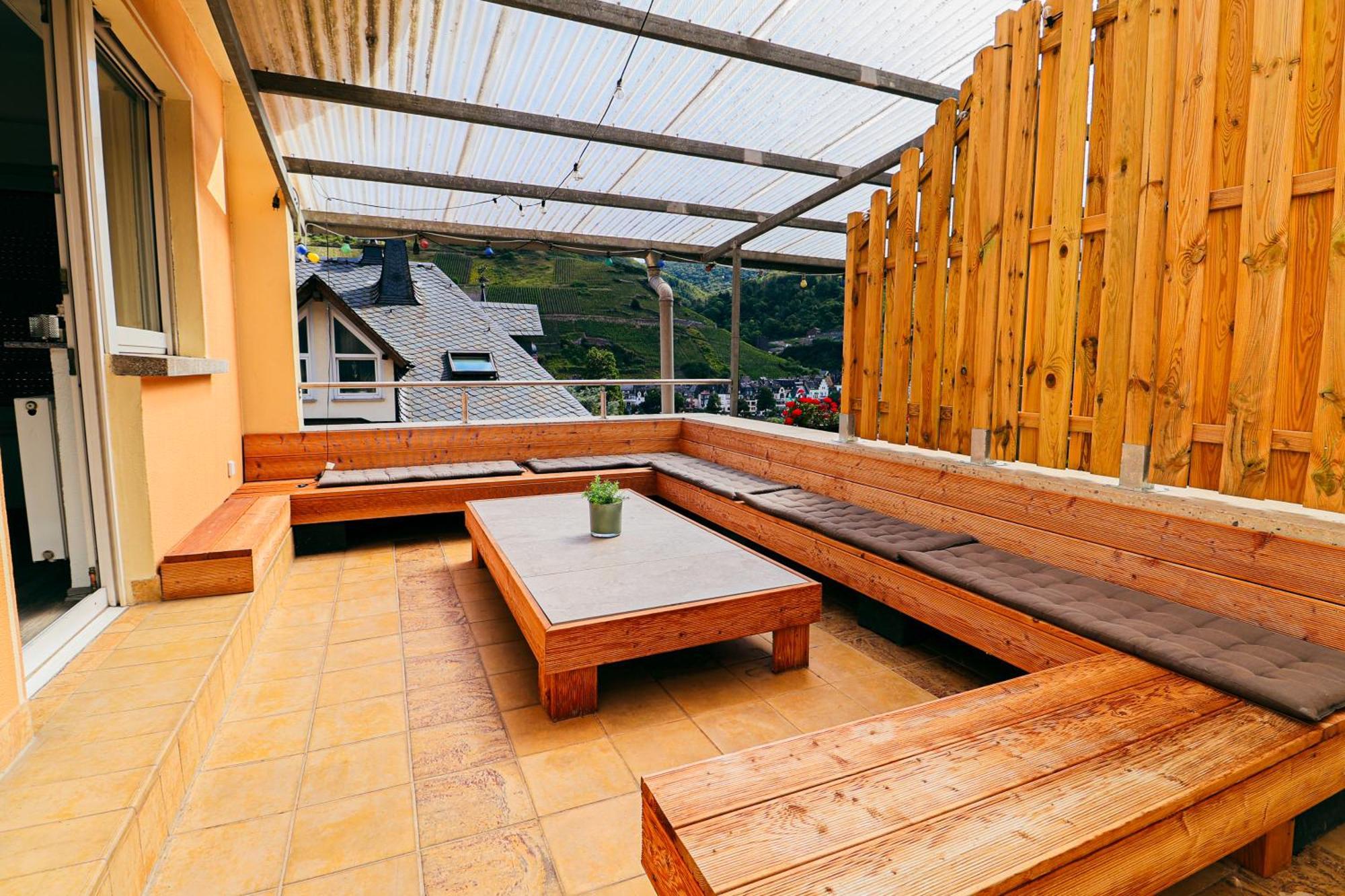 Chill Out Area, Grandiose Aussicht, Haengematte, Smart Tv, Netflix Daire Zell an der Mosel Dış mekan fotoğraf